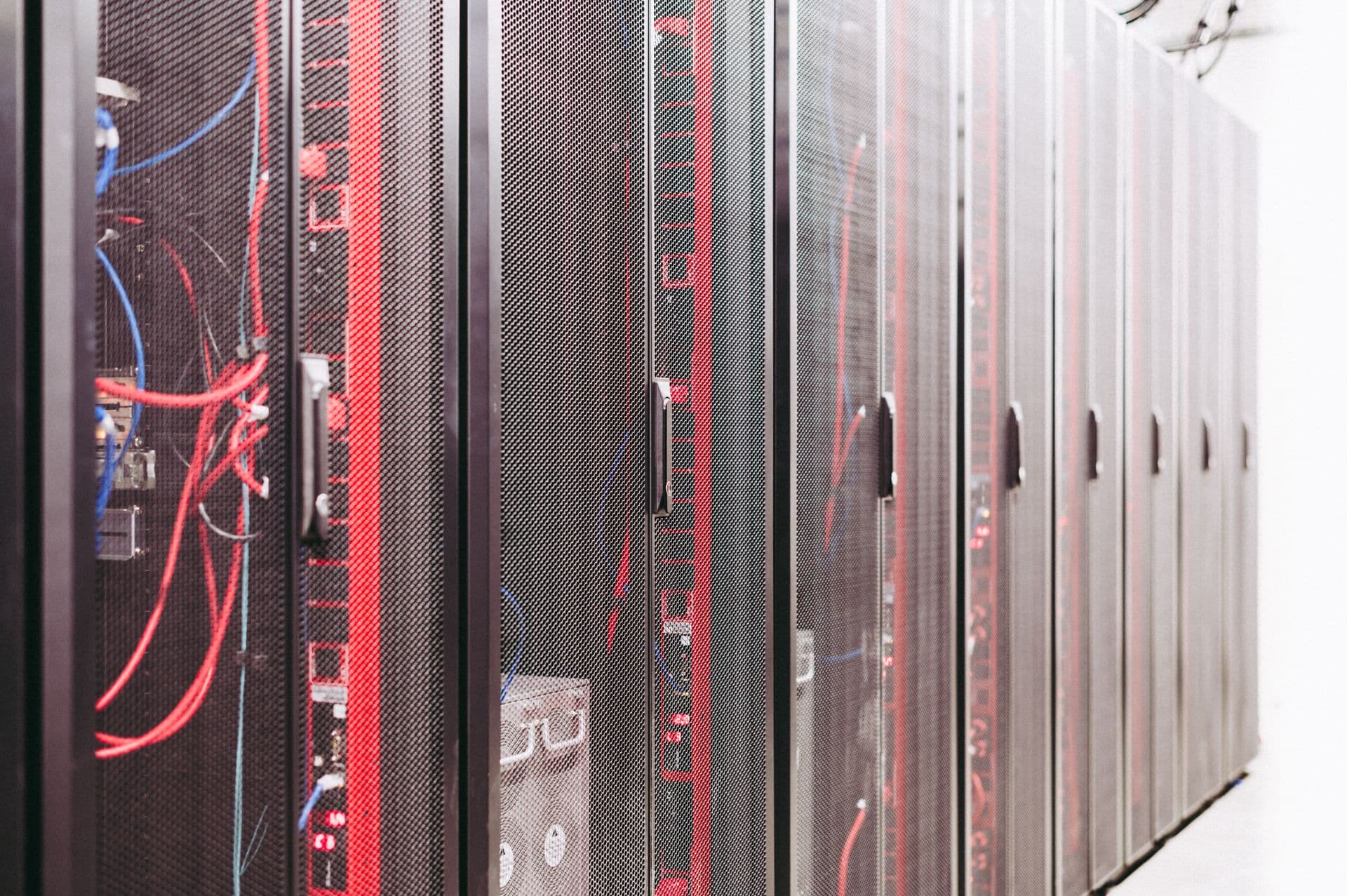 Server racks in a PCShards-managed data center